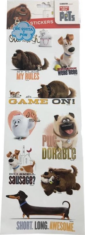 The Secret Life of Pets stickervel 40 x15 cm.