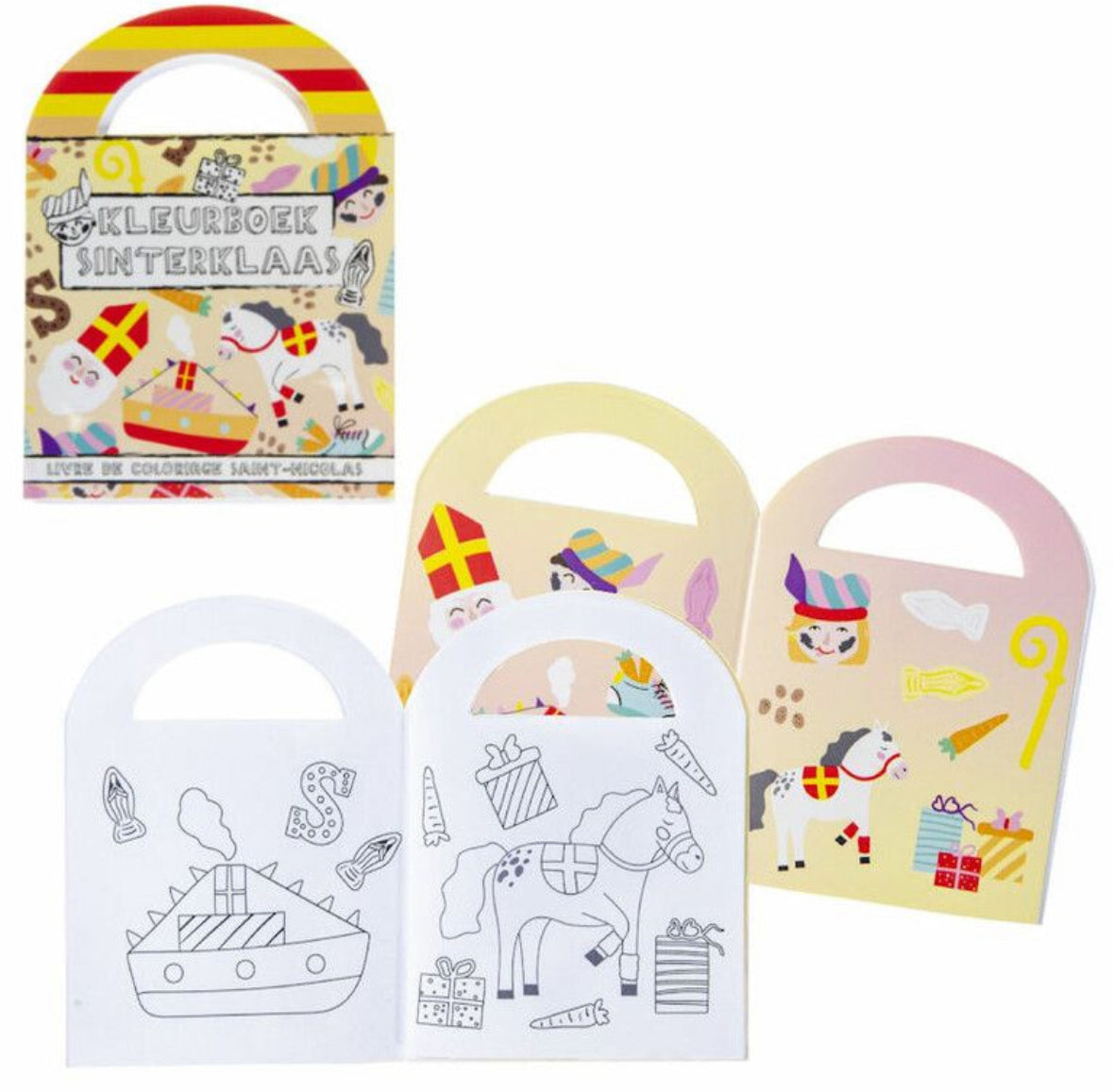 Sinterklaas (schoen)cadeautje / traktatie (met sticker naar keuze)