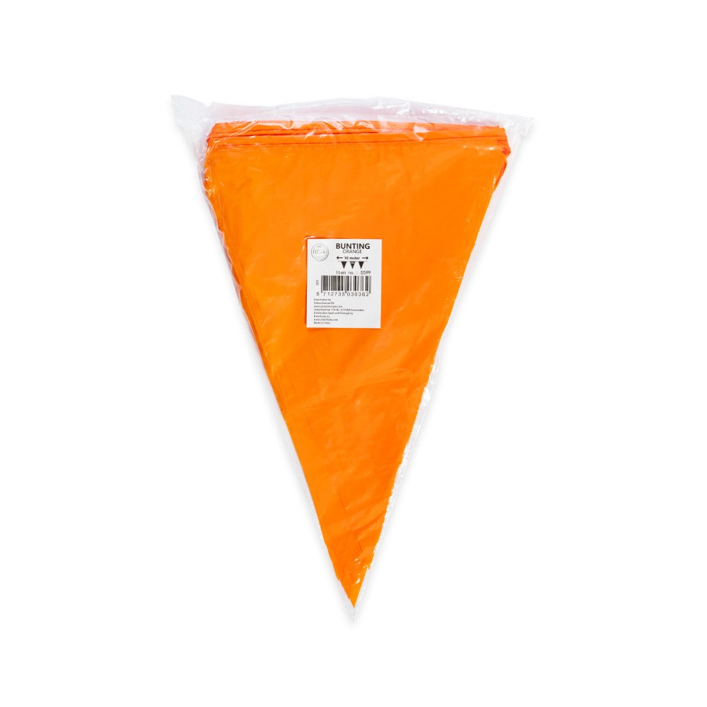 PE Vlaggenlijn oranje (10 m) - WK 2026 Versiering Nederland