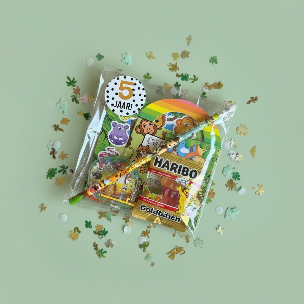 Jungle traktatie (met sticker naar keuze)