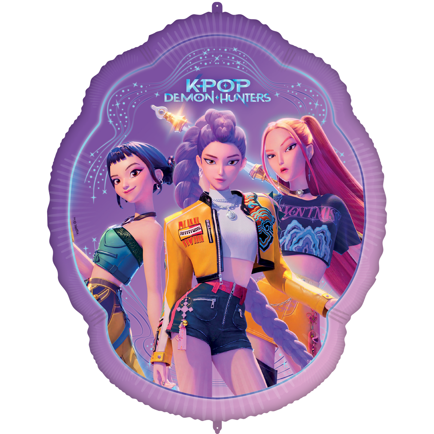 K-Pop Demon Hunters folieballon XXL 100x73 cm