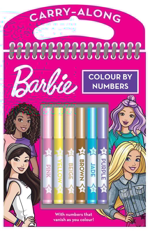 Barbie kleur op nummer