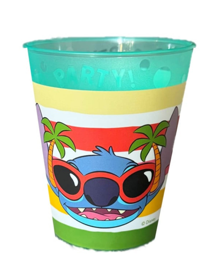 Stitch traktatie herbruikbare beker (met sticker naar keuze)