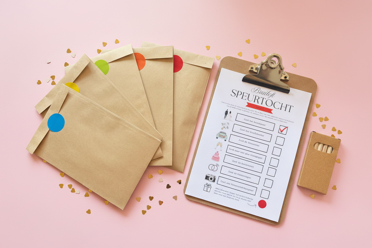 Bruiloft speurtocht incl. cadeautjes