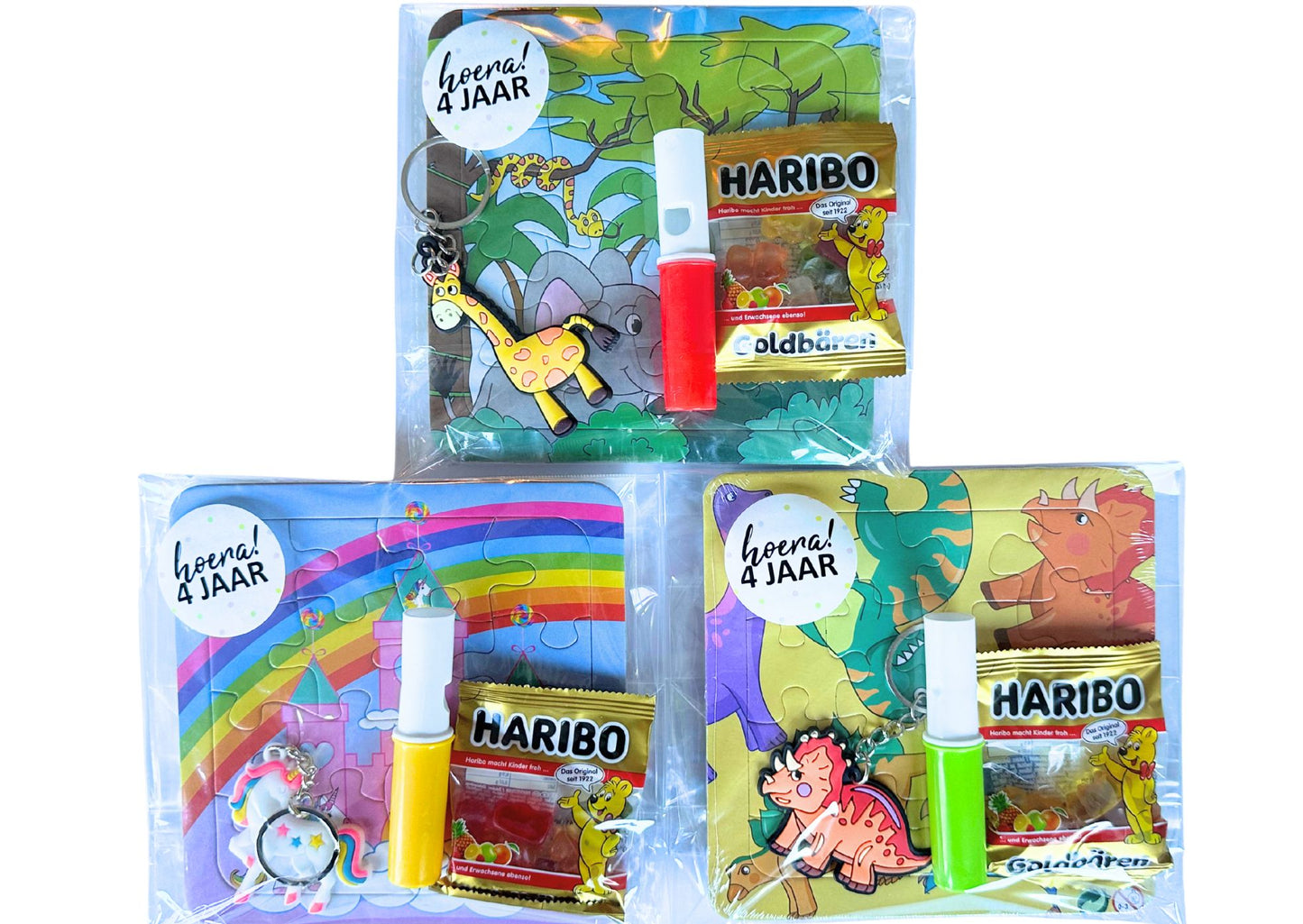 Puzzel traktatie (met traktatiesticker naar keuze)