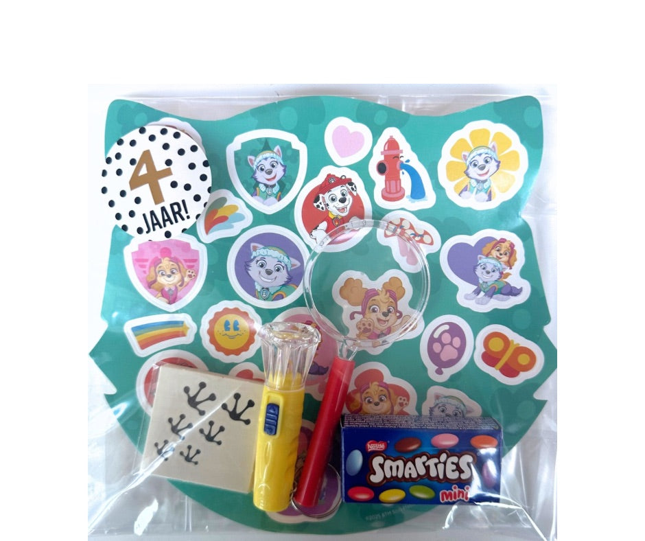 Paw Patrol traktatie (met sticker naar keuze)