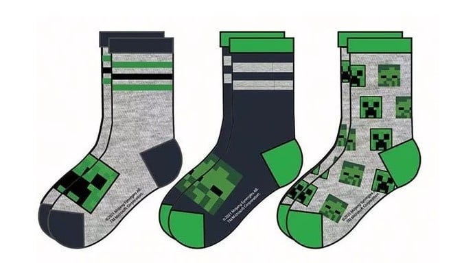Minecraft sokken 3