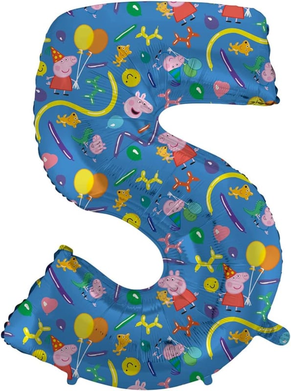Peppa Pig cijferballon 5