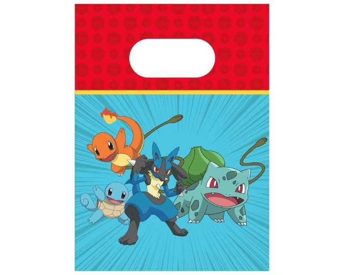 Pokémon uitdeelzakjes (4 stuks)