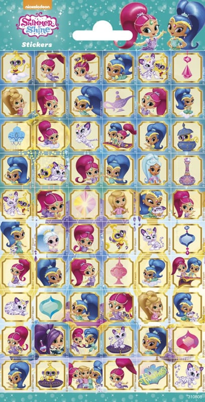 Shimmer and shine stickers