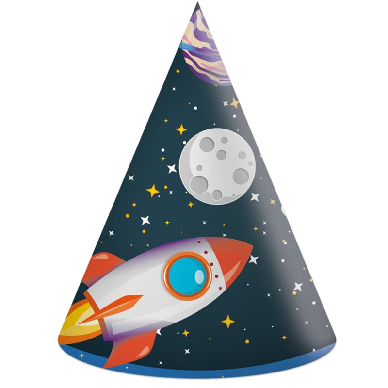Space feesthoedjes