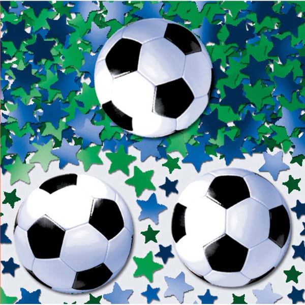 Voetbal confetti