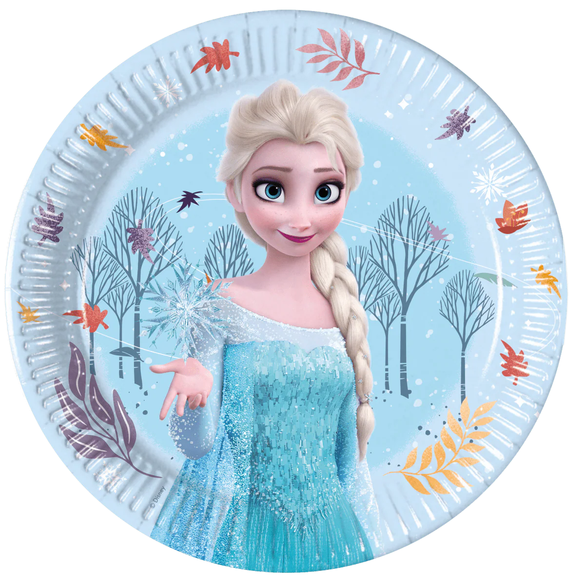 Frozen gebaksbordjes Elsa 19cm (8 st)