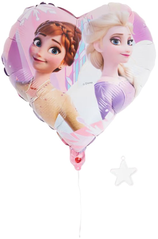Disney Frozen folieballonn 40 cm (lucht of helium)