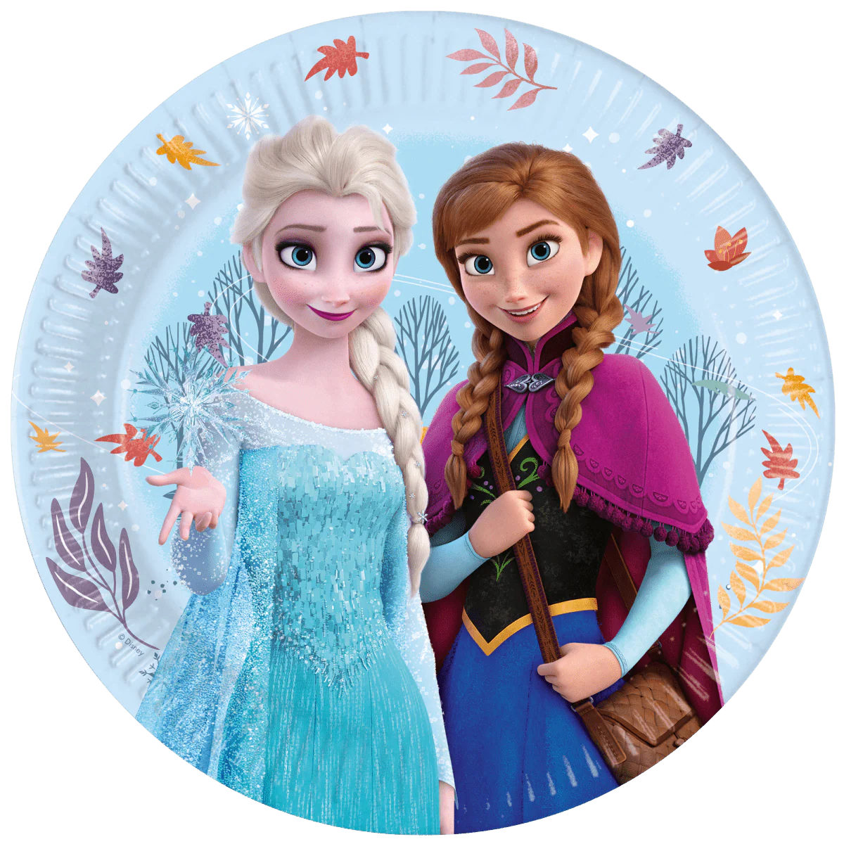 Frozen bordjes 23cm (8 st)