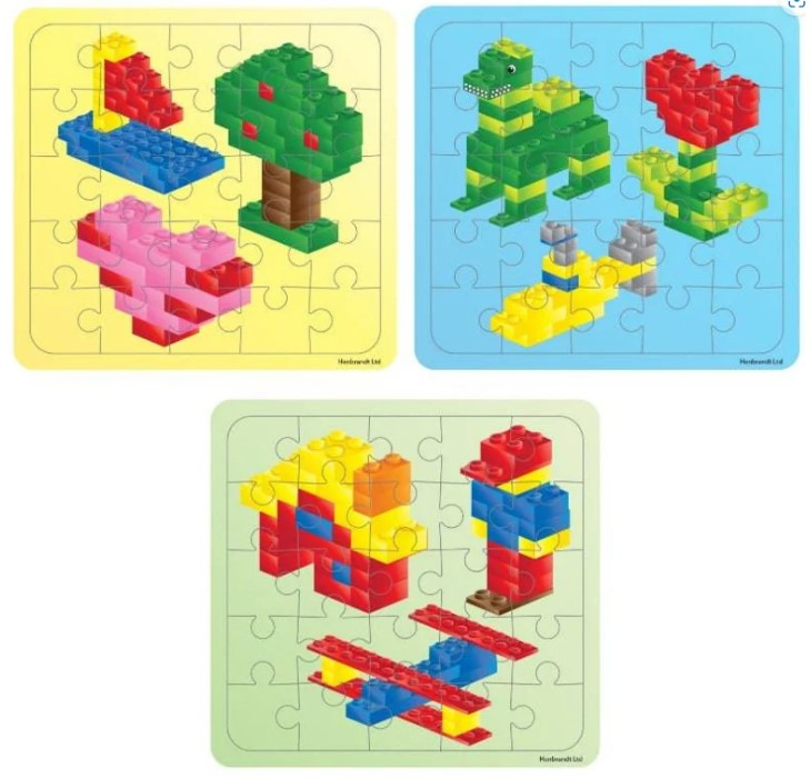 lego puzzel uitdeelspeelgoed