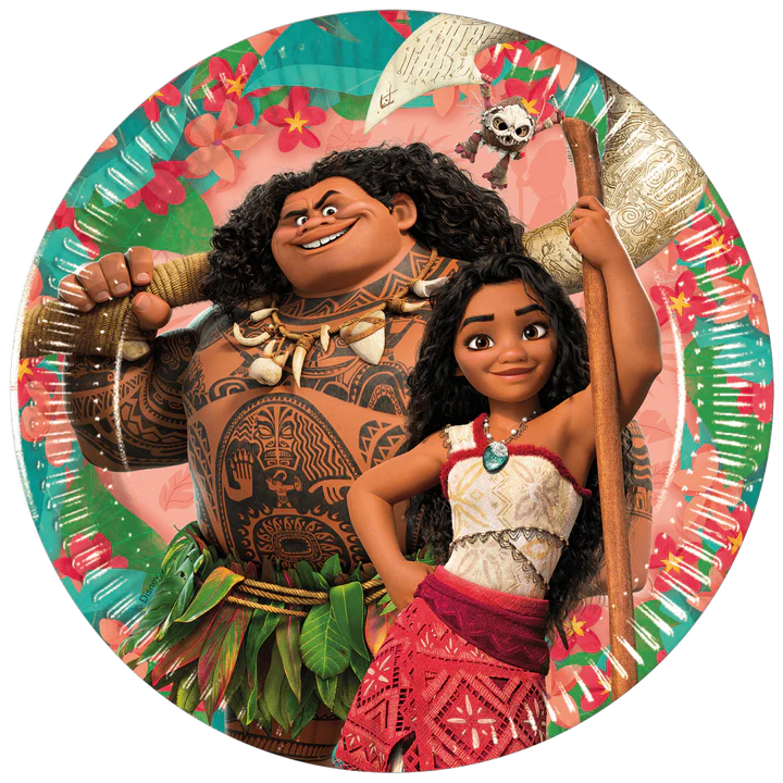 Vaiana gebaksbordjes 20 cm (8 st.)