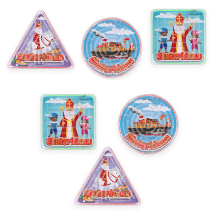 Sinterklaas (schoen)cadeautje / traktatie 2 (met sticker naar keuze)
