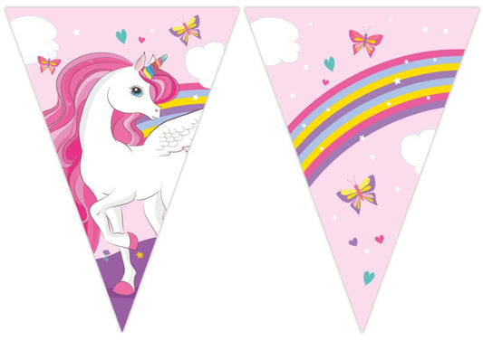 Unicorn vlaggenlijn (Unicorn colors) (9 vlaggen)