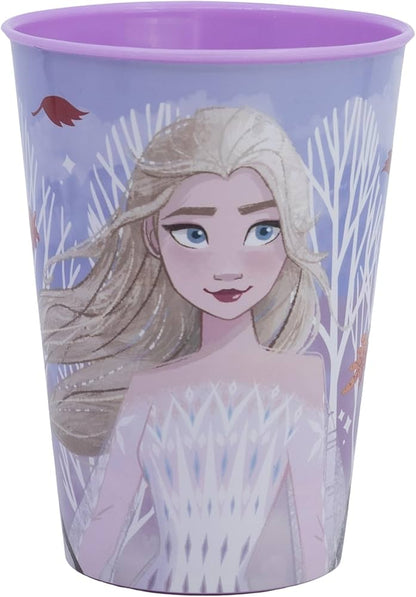 Frozen traktatie herbruikbare beker (met sticker naar keuze)