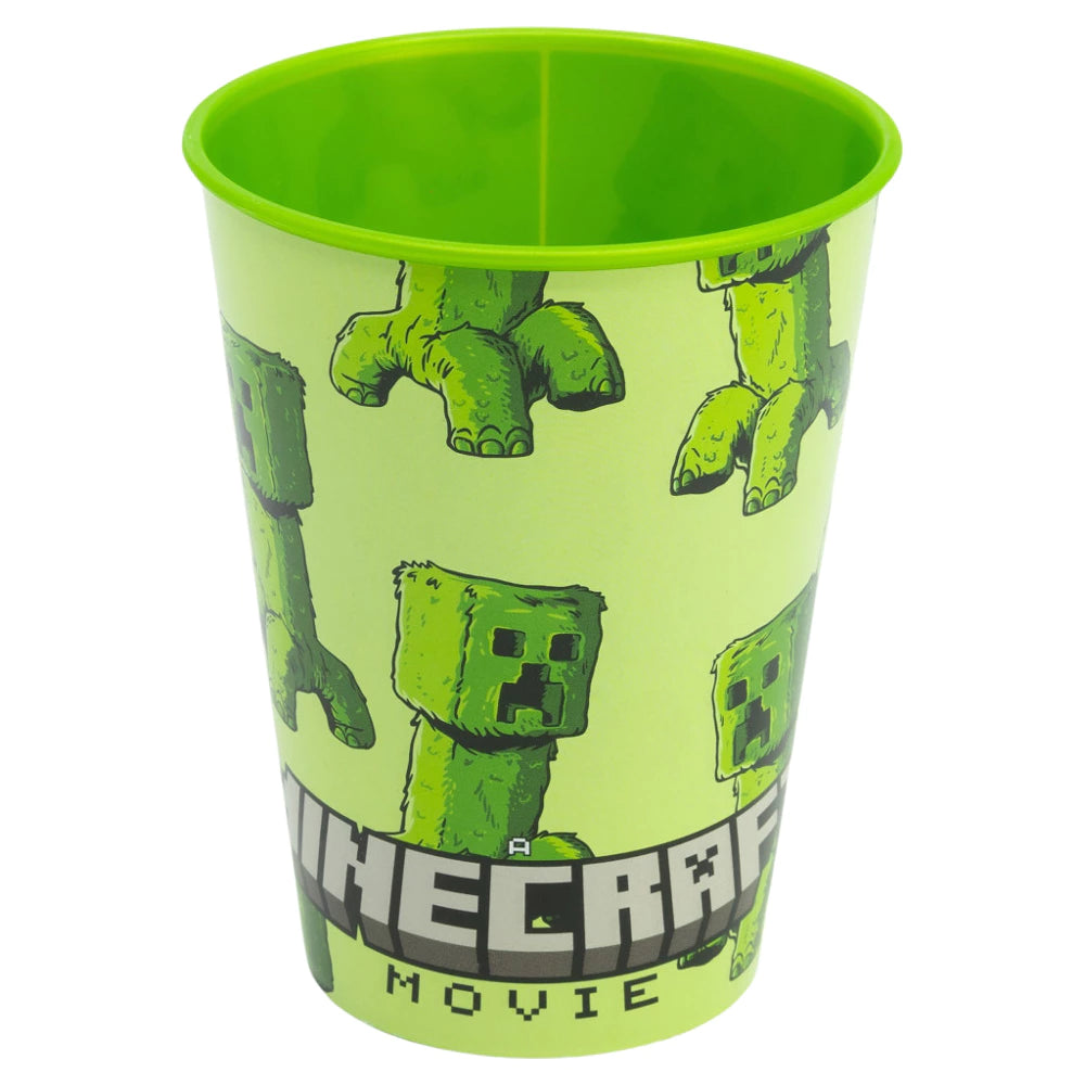 Minecraft traktatie herbruikbare beker (met sticker naar keuze)