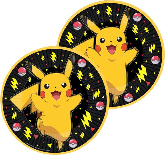Pokémon gebaksbordjes 18cm