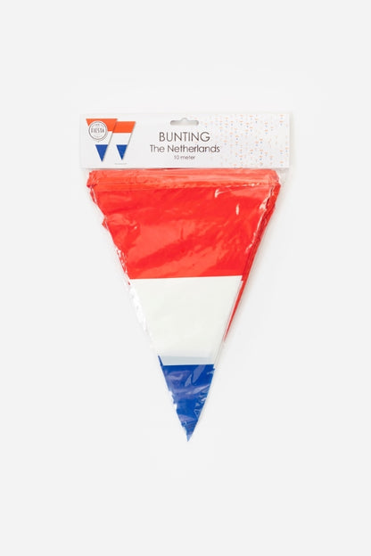 Vlaggenlijn Nederland 10 meter – vlaggen 20x30 cm – WK 2026