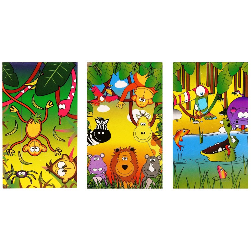 Jungle traktatie -groot- met rozijntjes (met sticker naar keuze)