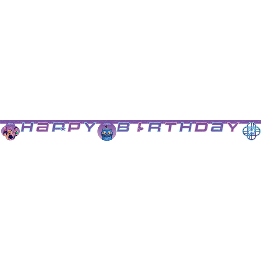 K-Pop Demon Hunters vlaggetjesslinger Happy Birthday – FSC