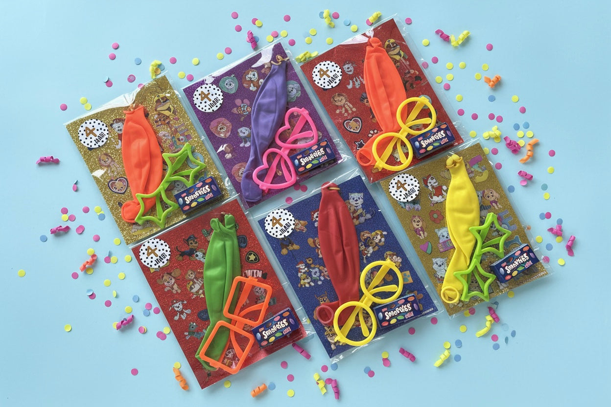 Paw Patrol Party glittertraktatie (met sticker naar keuze)