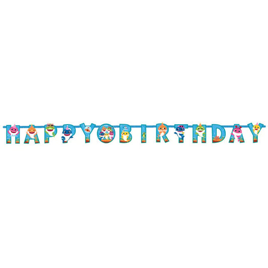 Baby Shark Happy Birthday slinger