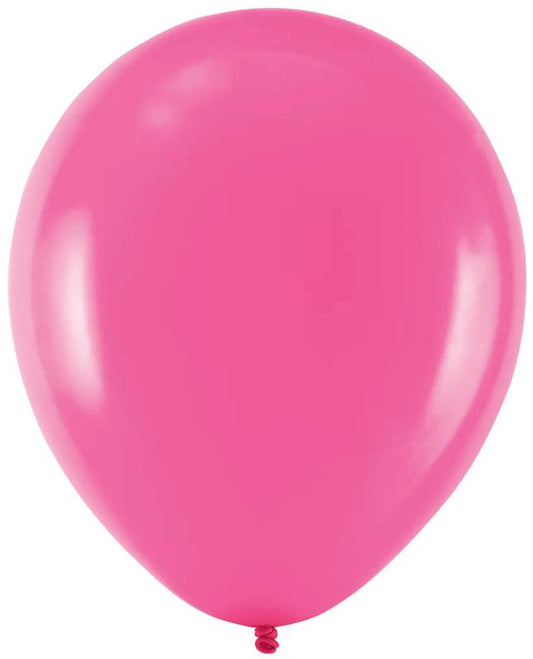 Ballonnen hot pink 30 cm – 5 stuks – feestversiering meisjes