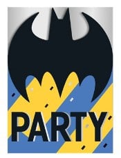 Batman uitnodigingen