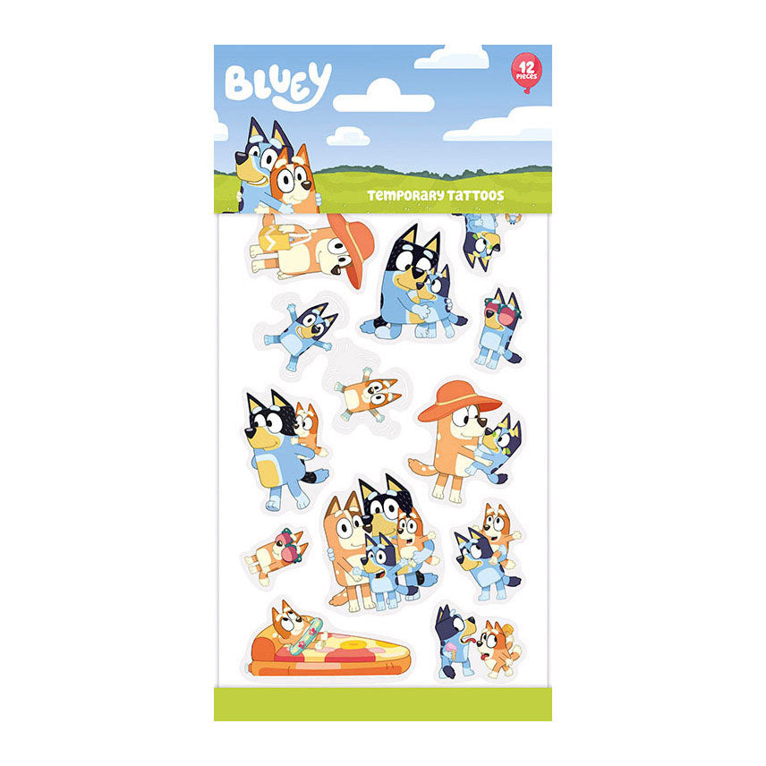 Bluey tattoovel plakplaatjes