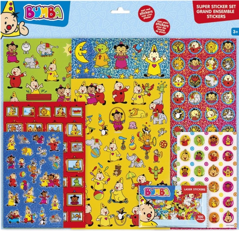 Bumba Super sticker set