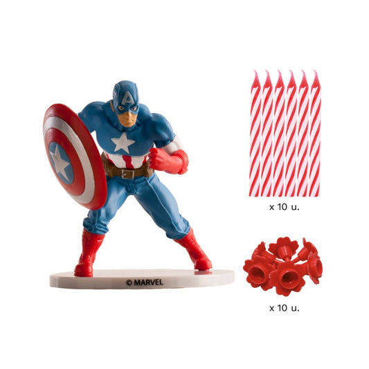 Captain America taarttopper