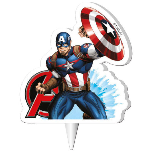 Captain america taartkaars