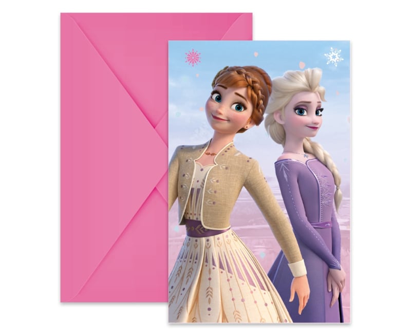 Frozen uitnodigingen 