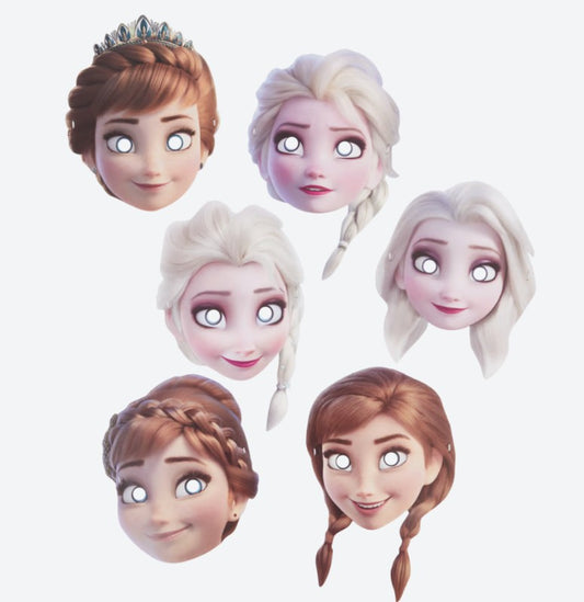 Frozen maskers (6 stuks)