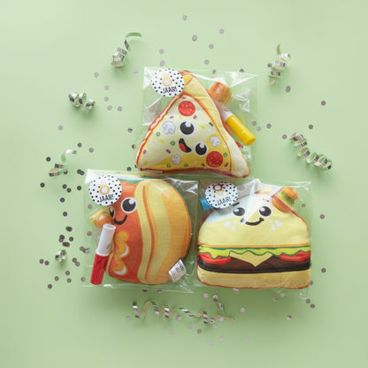 Fast Food Knuffel traktatie (met sticker naar keuze)
