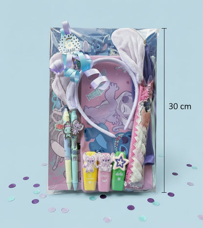 XL traktatie Stitch & Angel (met sticker naar keuze)