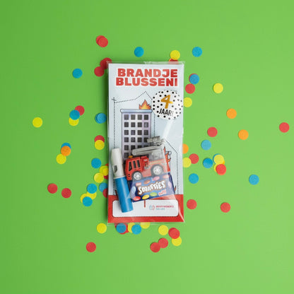 Brandweer traktatie (met sticker naar keuze)