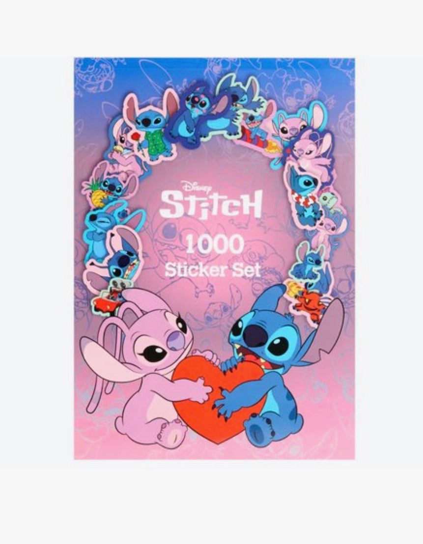 XL traktatie Stitch & Angel (met sticker naar keuze)