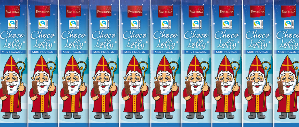 Sinterklaas (schoen)cadeautje / traktatie (met sticker naar keuze)