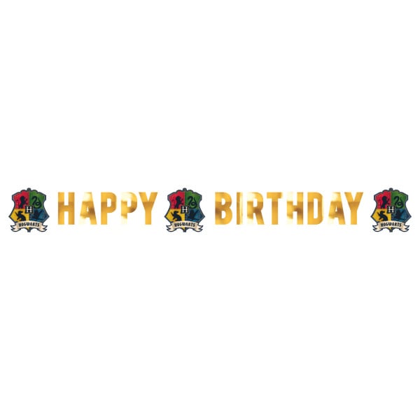 Harry potter happy birthday letterbanner