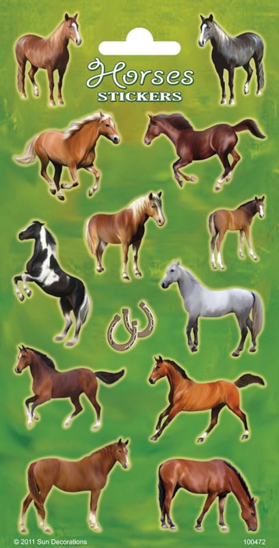 Horses paardenstickers