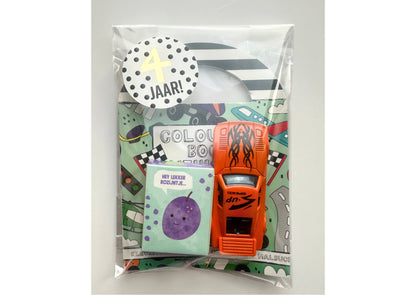 Auto traktatie (met sticker naar keuze)