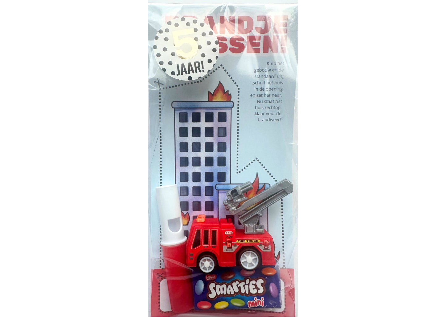 Brandweer traktatie (met sticker naar keuze)