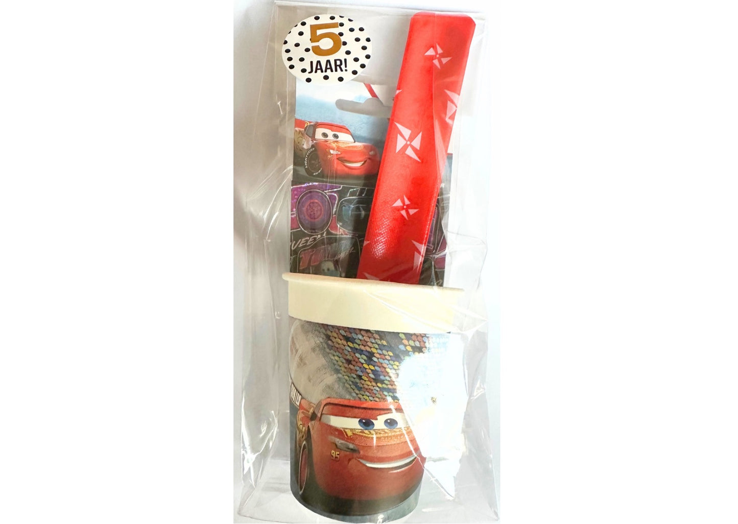 Cars traktatie (met sticker naar keuze)