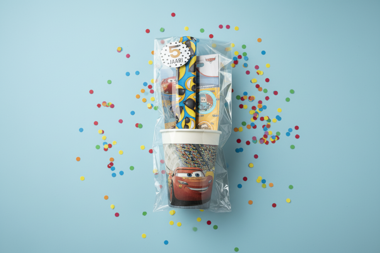 Cars traktatie (met sticker naar keuze)